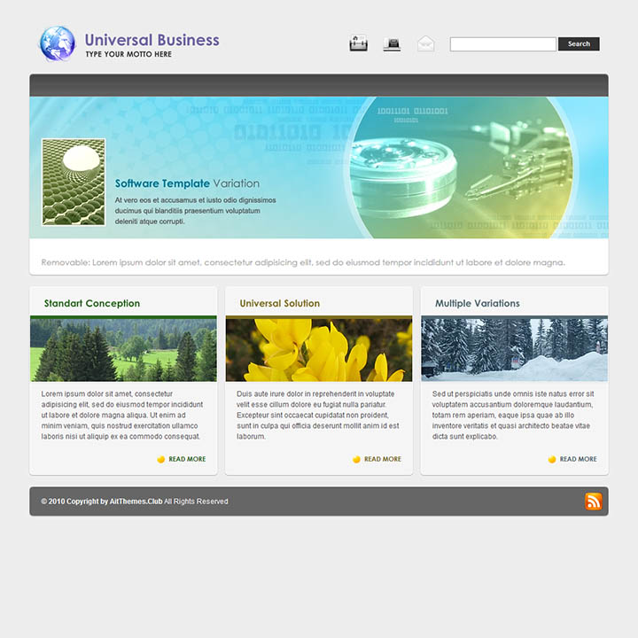 WordPress шаблон AitThemes Universal Business