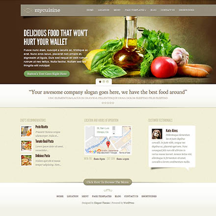 ElegantThemes MyCuisine