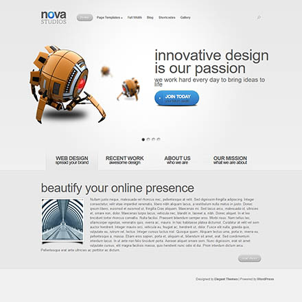 ElegantThemes Nova