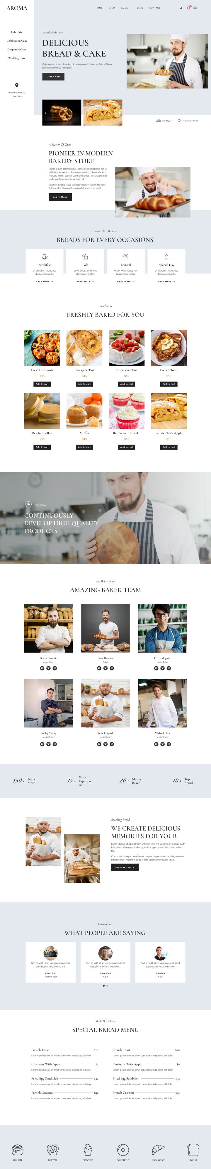 WordPress шаблон ThemeForest Aroma