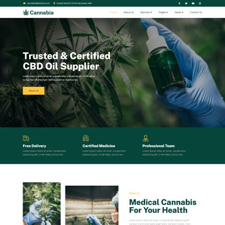 ThemeForest Cannabia