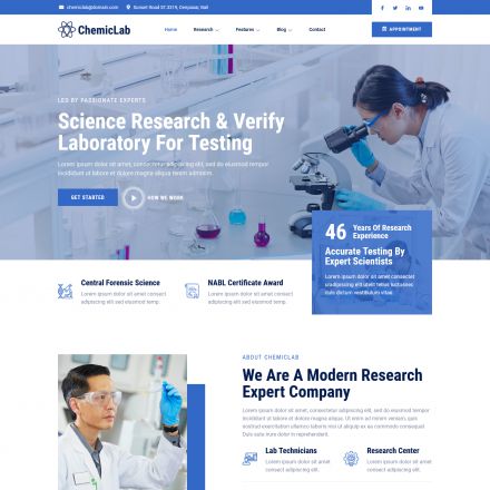 ThemeForest ChemicLab