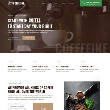 ThemeForest Coffeeine