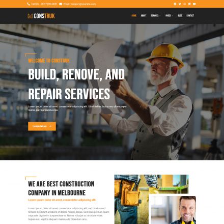 ThemeForest Construk