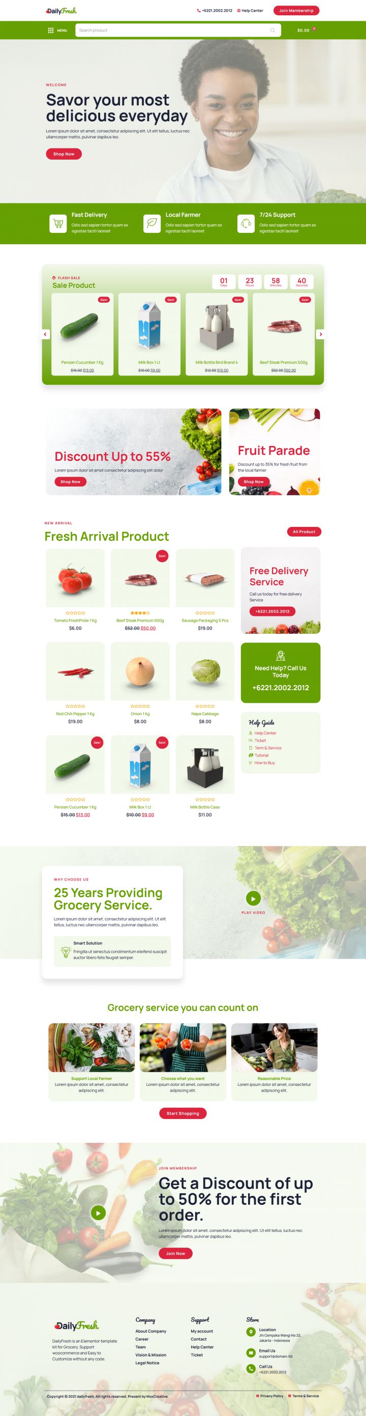 WordPress шаблон ThemeForest DailyFresh