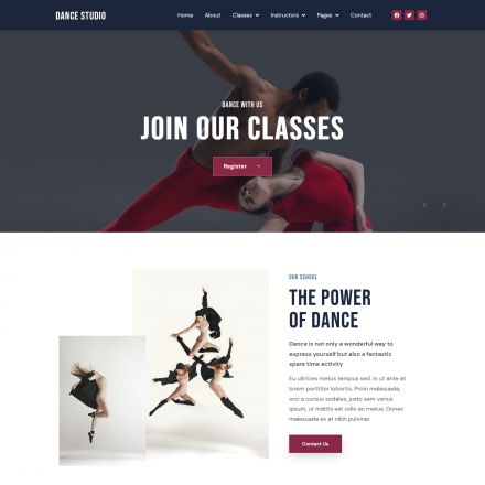 ThemeForest Dance Studio