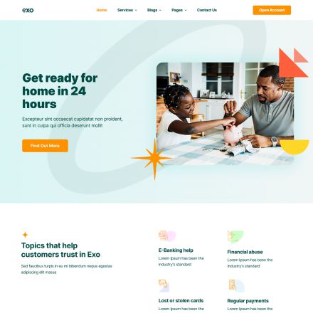 ThemeForest Exobank