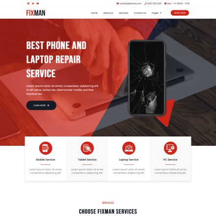 ThemeForest Fixman