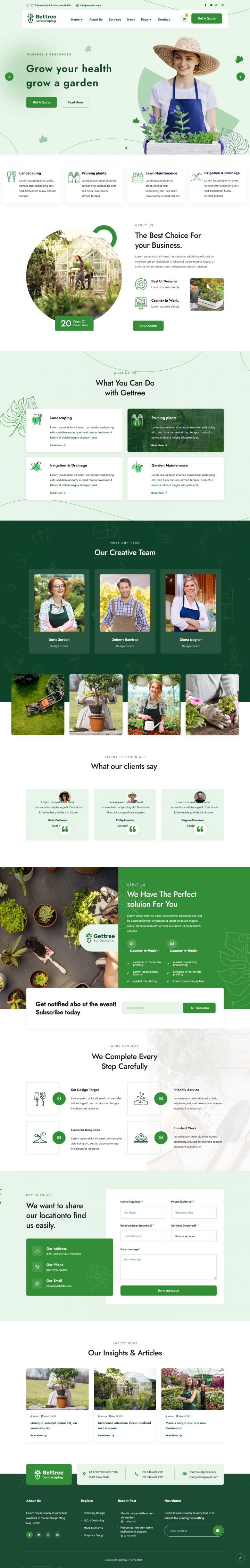 WordPress шаблон ThemeForest Gettree