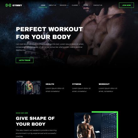 ThemeForest Gymmy