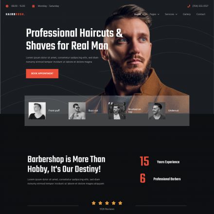 ThemeForest Hairbrosh