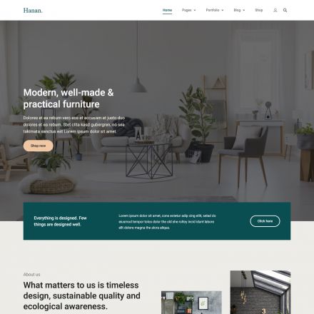 ThemeForest Hanan