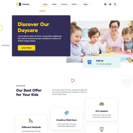 ThemeForest Kidsnify