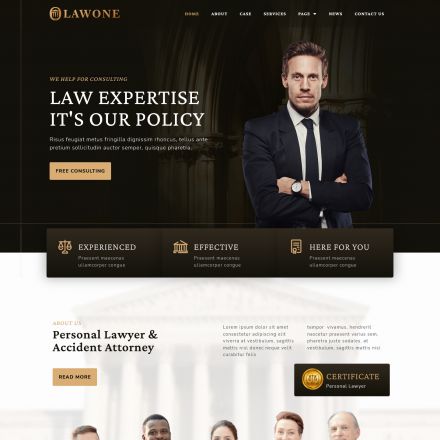 ThemeForest Lawone