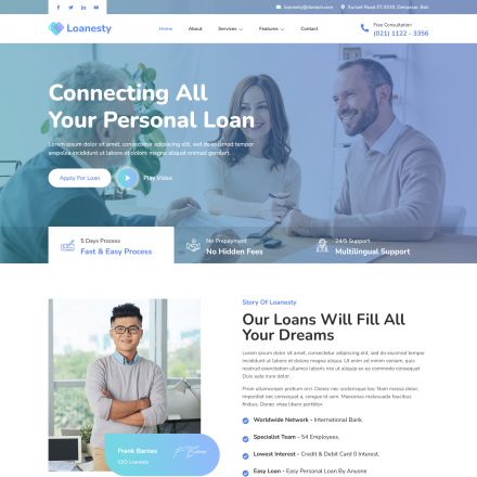 ThemeForest Loanesty