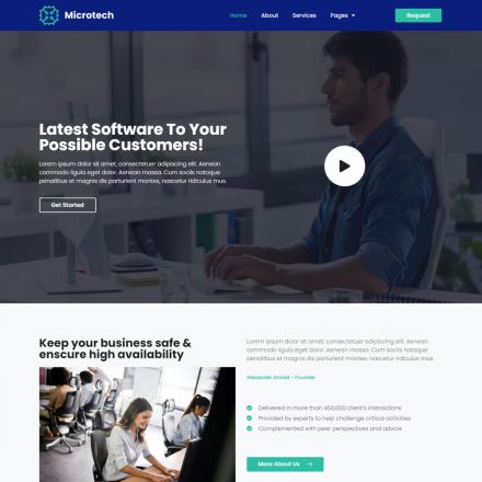 ThemeForest Microtech