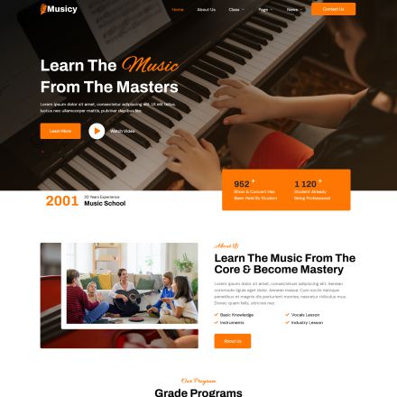 ThemeForest Musicy