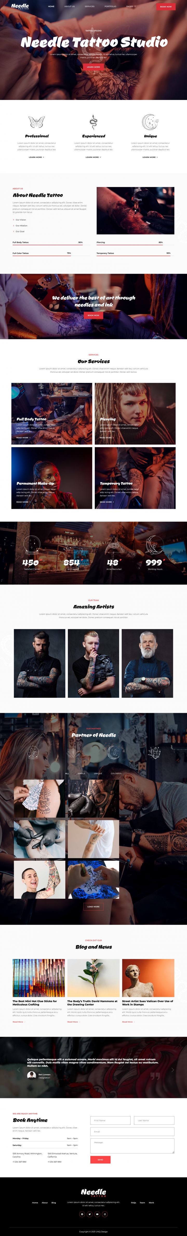 WordPress шаблон ThemeForest Needle