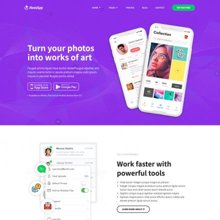 ThemeForest NextApp