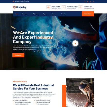 ThemeForest Ondustry