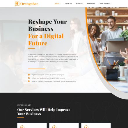 ThemeForest OrangeBee