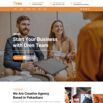 ThemeForest Oren