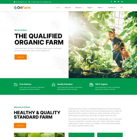 ThemeForest OriFarm