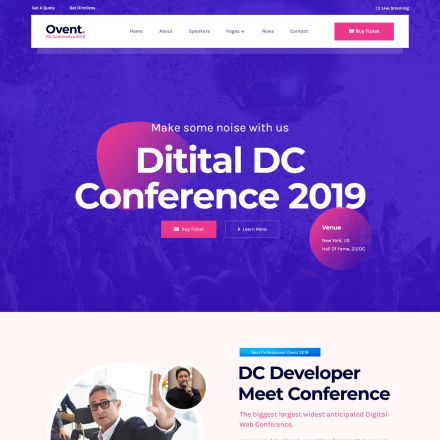 ThemeForest Ovent