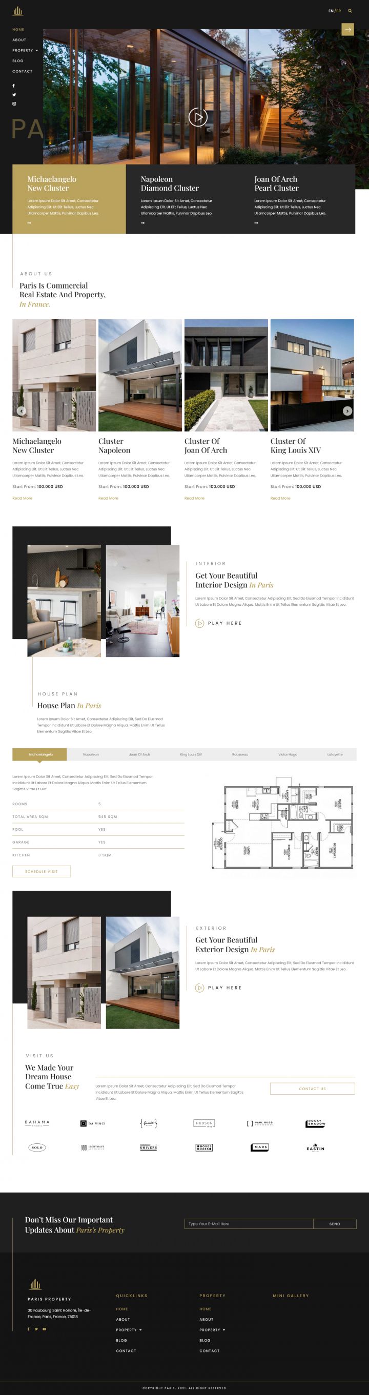 WordPress шаблон ThemeForest Paris