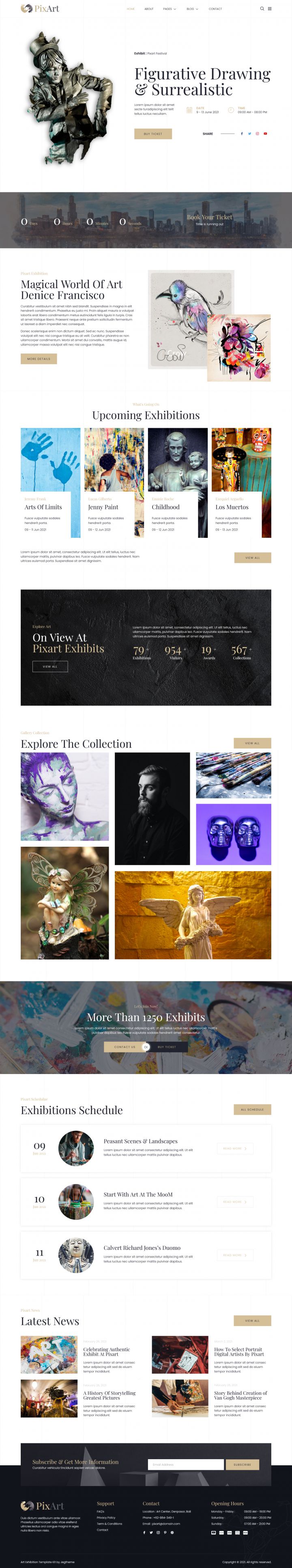 WordPress шаблон ThemeForest Pixart