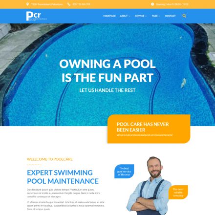 ThemeForest Poolcare