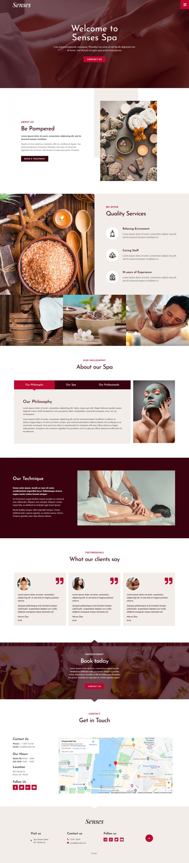 WordPress шаблон ThemeForest Senses