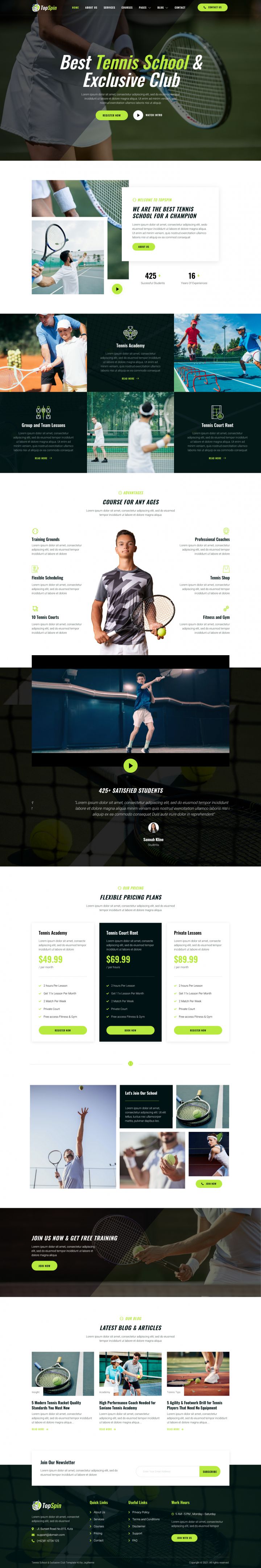 WordPress шаблон ThemeForest TopSpin