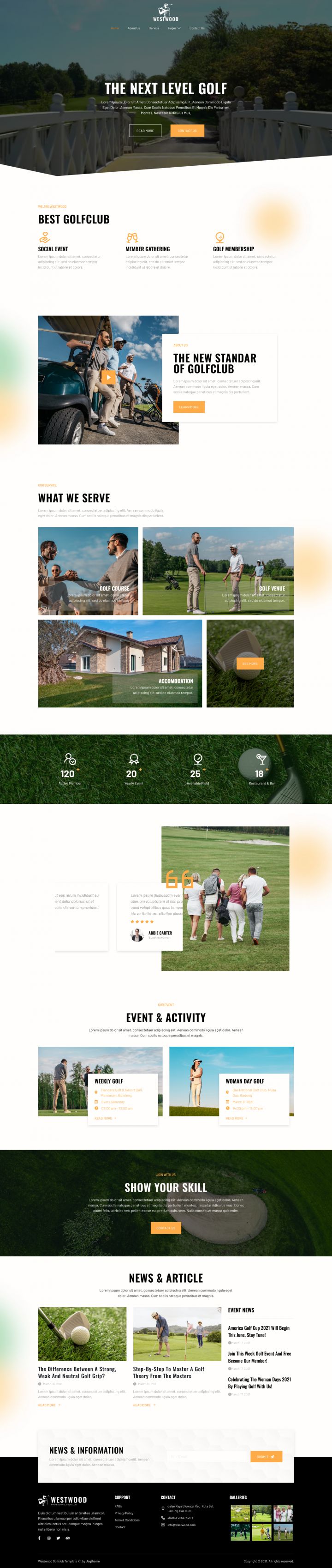 WordPress шаблон ThemeForest Westwood