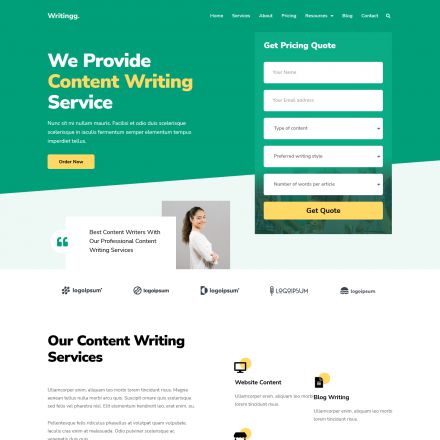 ThemeForest Writingg