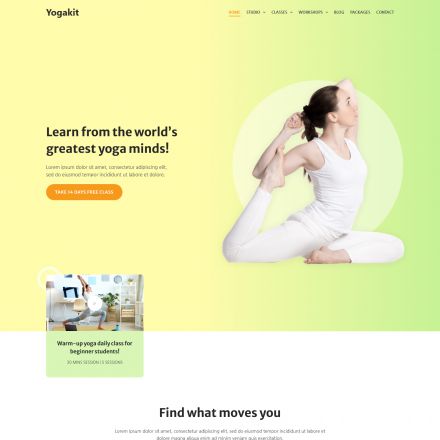 ThemeForest Yogakit