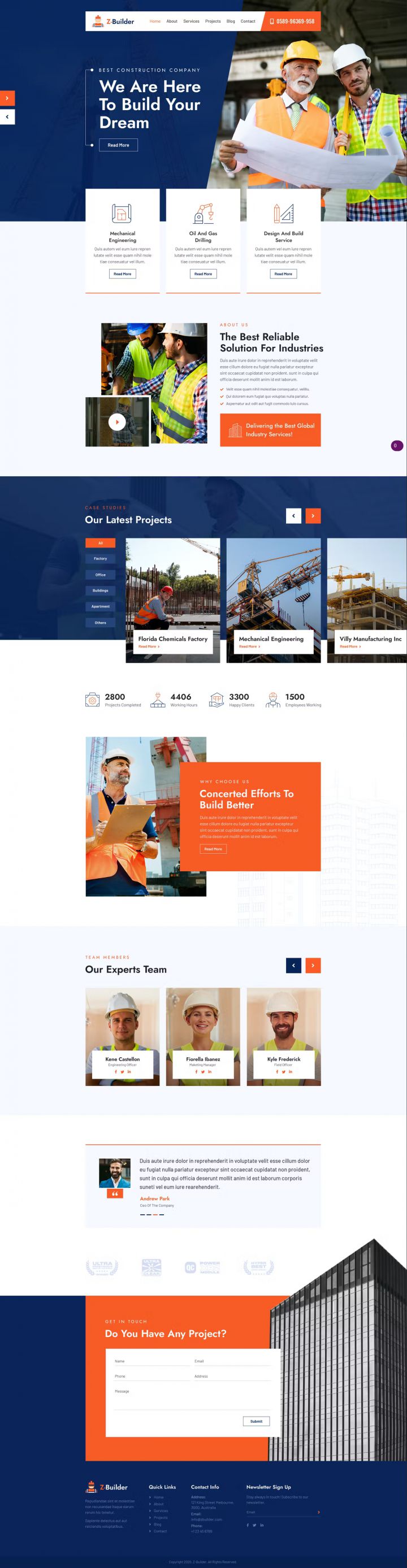 WordPress шаблон ThemeForest Z-Builder