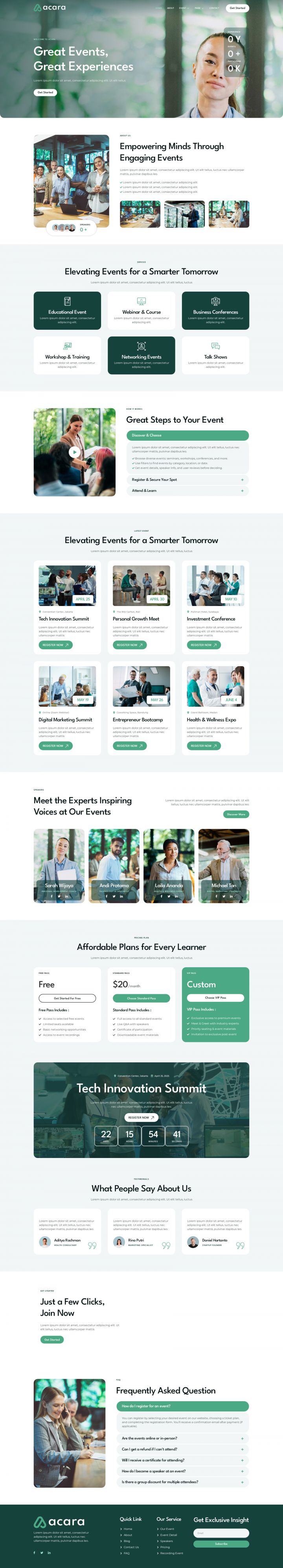 WordPress шаблон ThemeForest Acara