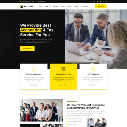 ThemeForest Accuntax