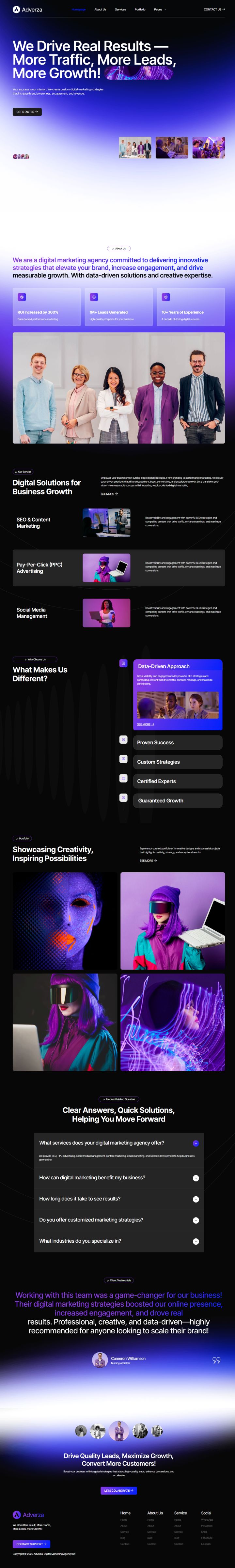 WordPress шаблон ThemeForest Adverza