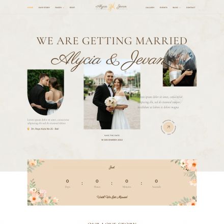 ThemeForest Alycia & Jevan