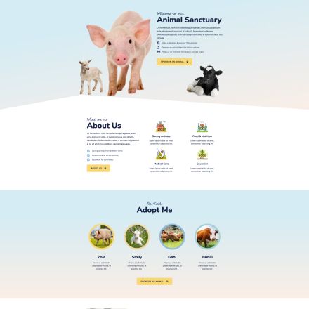 ThemeForest Animal Sanctuary