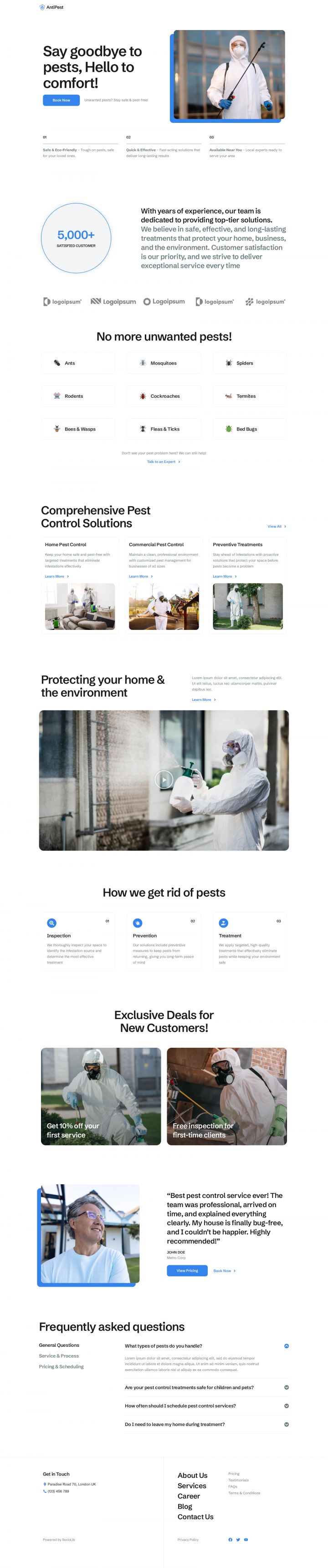 WordPress шаблон ThemeForest AntiPest