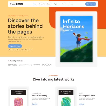 ThemeForest ArcherBooks