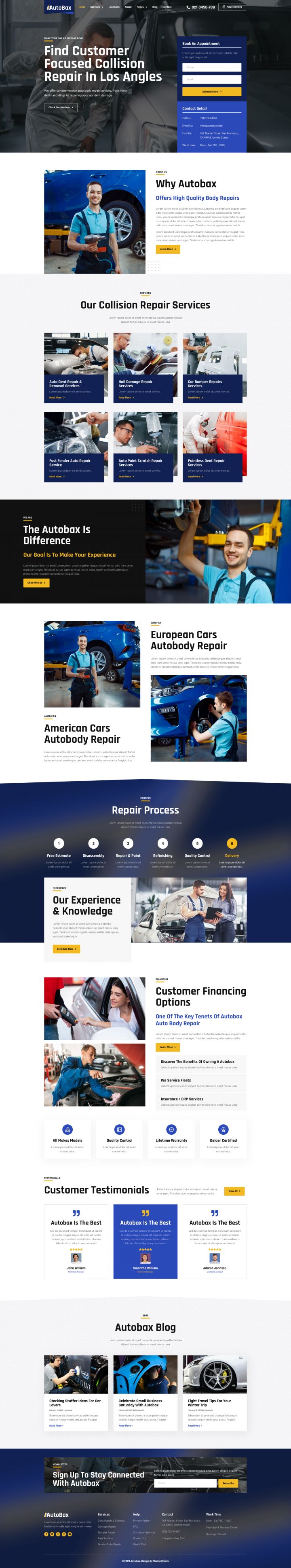 WordPress шаблон ThemeForest Autobax