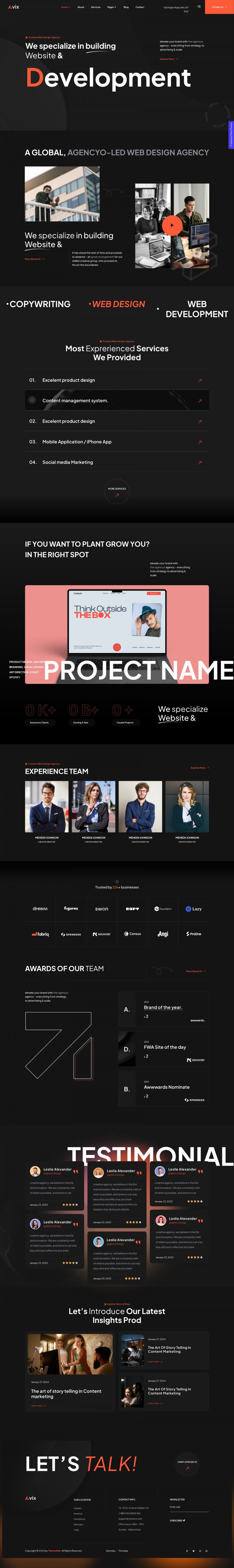 WordPress шаблон ThemeForest Avix