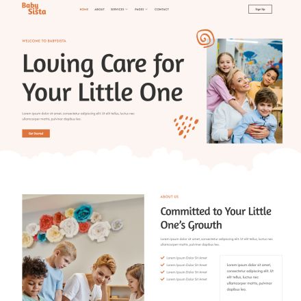 ThemeForest Babysista