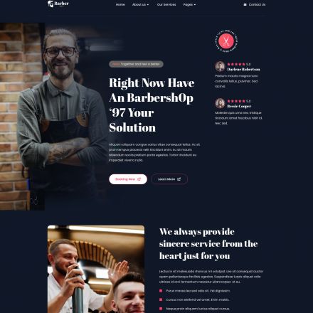 ThemeForest Barber 1997