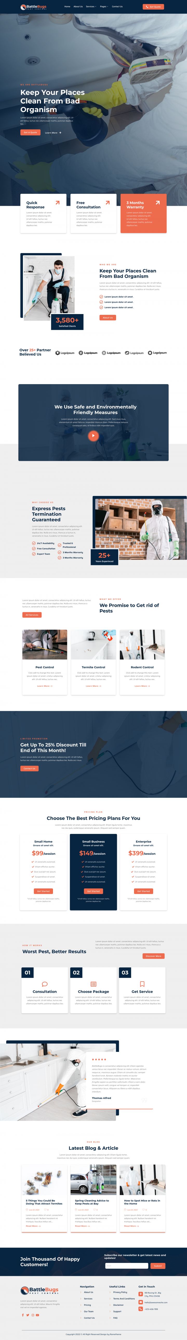WordPress шаблон ThemeForest BattleBugs