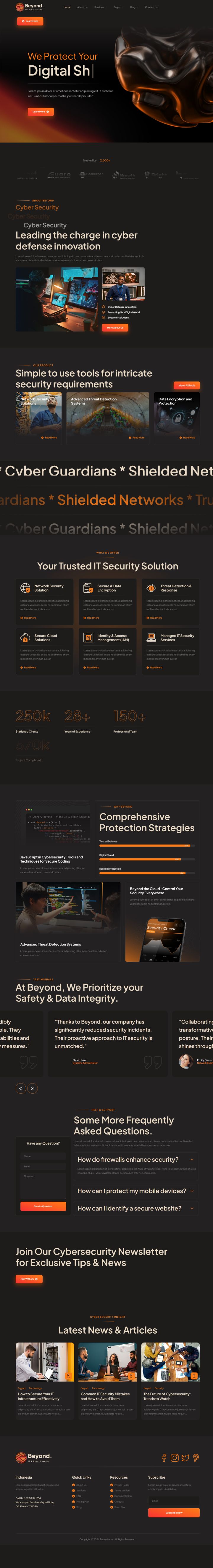 WordPress шаблон ThemeForest Beyond